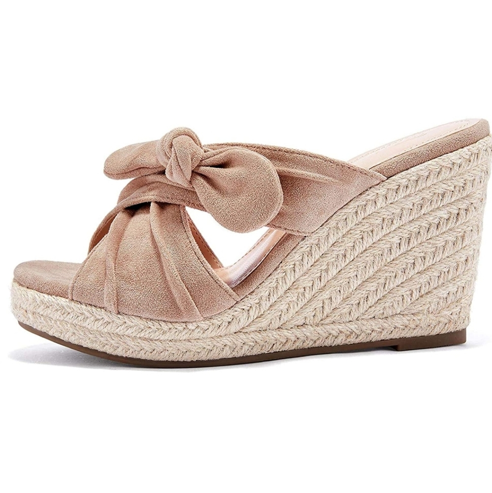 Blush espadrilles wedge 9.5 - Picture 2 of 5